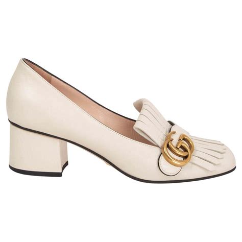 gucci marmont shoes mid heel